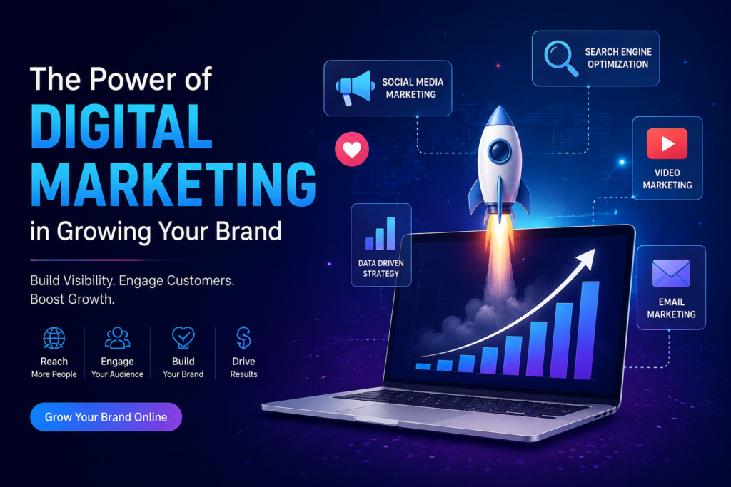 The Power of Digital Marketing in Growing Your Brand 